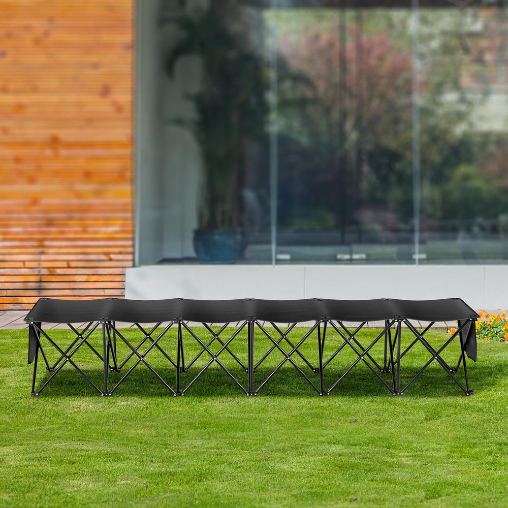 Portable Folding Bench, 6 Seat - Outdoor Sport Bench 评论和价格
