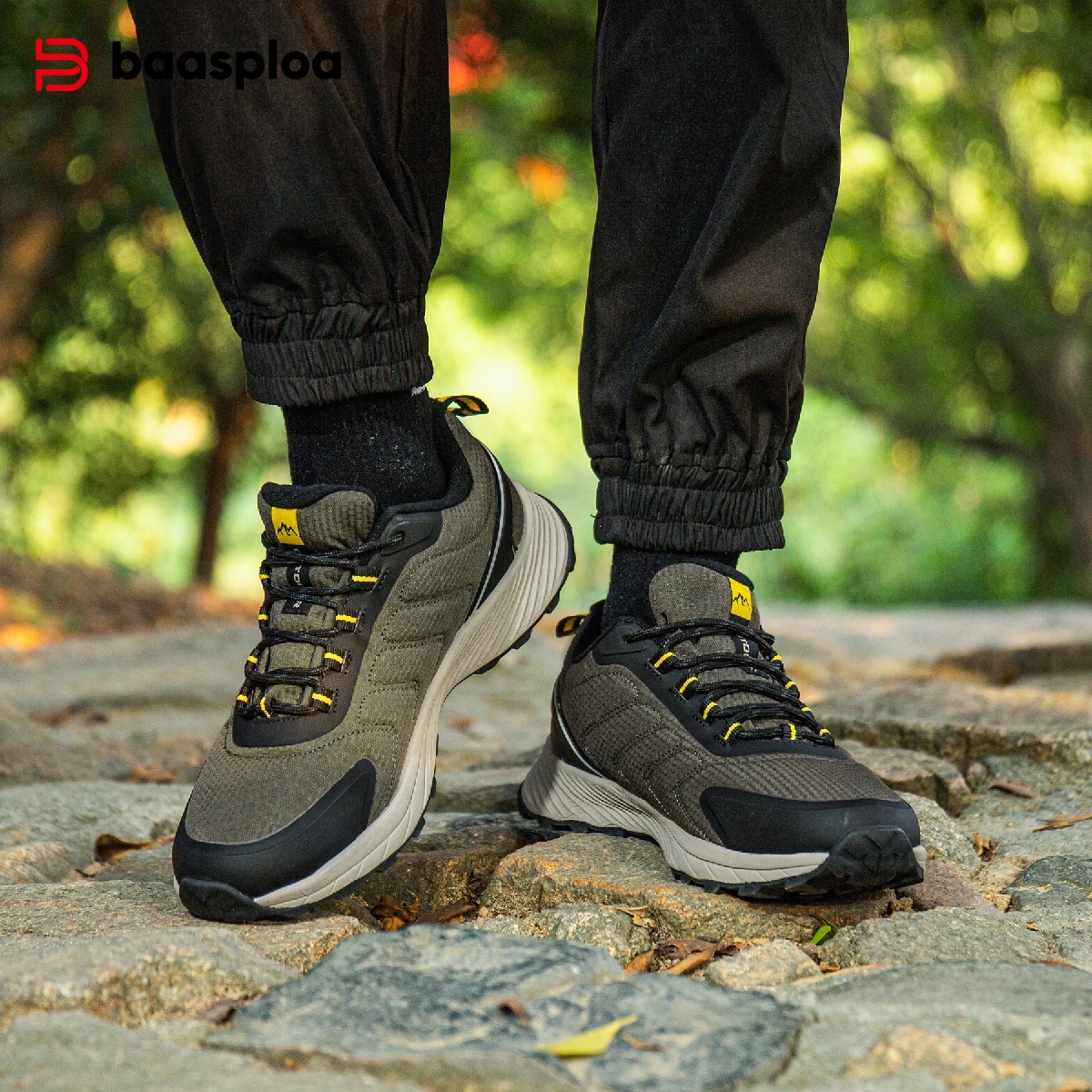 Baasploa Men Hiking Shoes Bran - Climbing Shoe Beginner 评论和价格