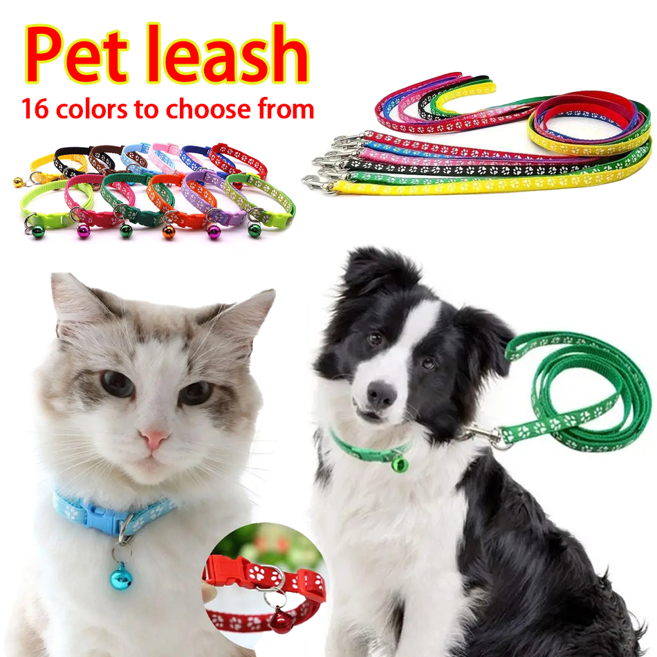 Dog Paw Print Pet Traction Rop - Headcollar Rope Set 评论和价格