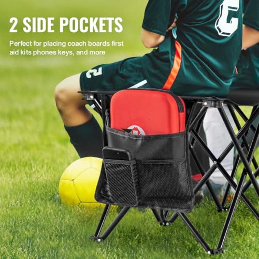 Portable Folding Bench 6 Seats - Outdoor Sport Bench 评论和价格